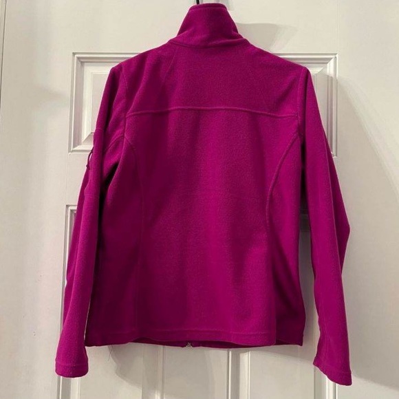 Columbia pink medium fleece euc! - Picture 3 of 6